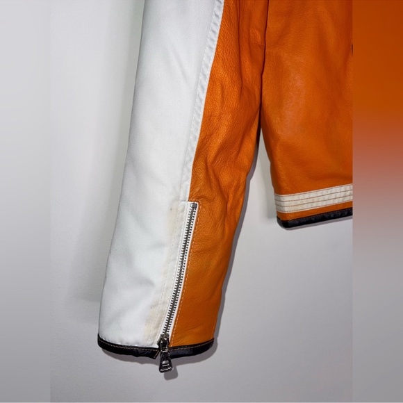 Genuine Leather Motorcycle Jacket-Custom
Made Harley Davidson Style/Dragon Print - Picture 16 of 17